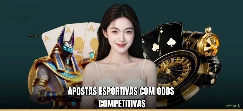 Imagem promocional do aplicativo mobile da 582bet